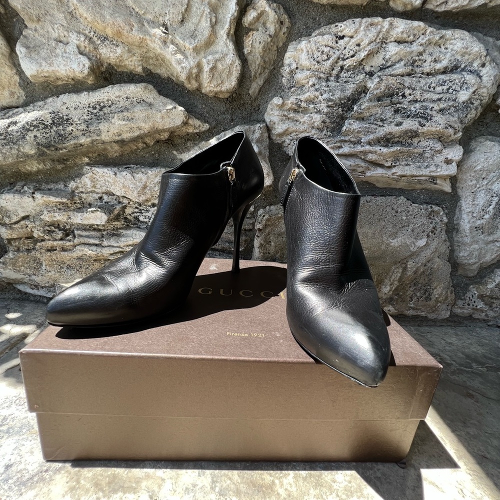Gucci Darwin Nero Booties Size 40 - Picture 3 of 10